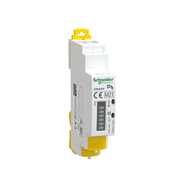 Acti9, iEM Compteur d'énergie mono iEM2000 40A, MID - Schneider Electric - A9MEM2000