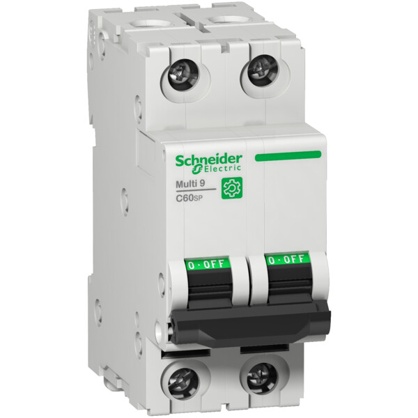 Multi9 c60 - disjoncteur - 2p - courbe c - 6a - 10ka - 480y/277v - ul1077 - Schneider Electric - M9F22206