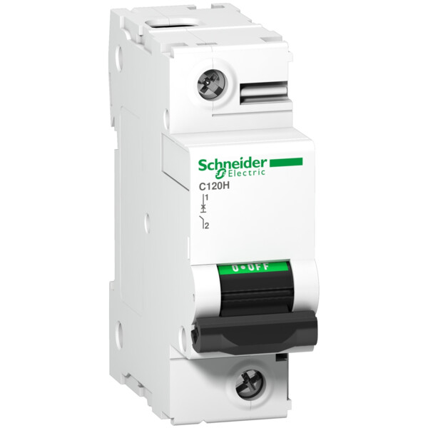 Disjoncteur C120H 1P 125 A, courbe C, 15 kA - Schneider Electric - A9N18448