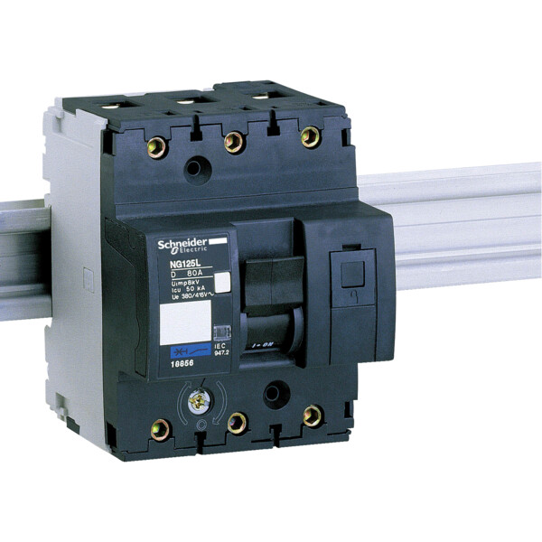 Schneider Electric Disjoncteur Modulaire Multi 9 Ng125L 3 Pôles 80 A Courbe D - Schneider Electric - 18856