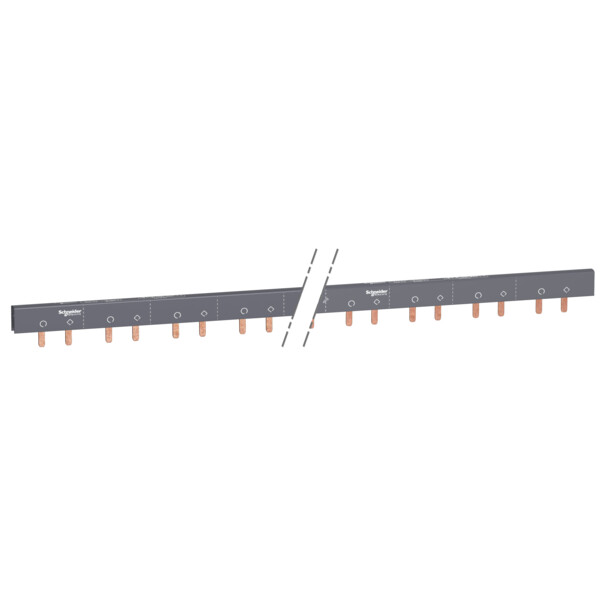 Acti9 iC60, peigne à dents, auxiliaire + 2 pôles, 100A, 57 modules de 18mm - Schneider Electric - A9XAH257
