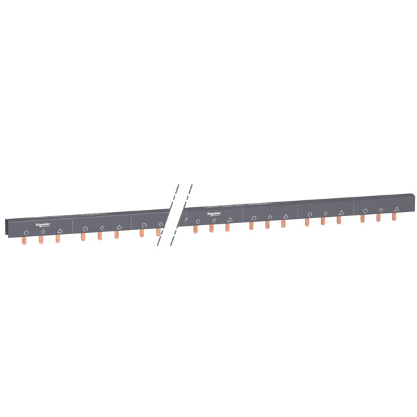 Acti9 iC60, peigne à dents, auxiliaire + 3 pôles, 100A, 57 modules de 18mm - Schneider Electric - A9XAH357