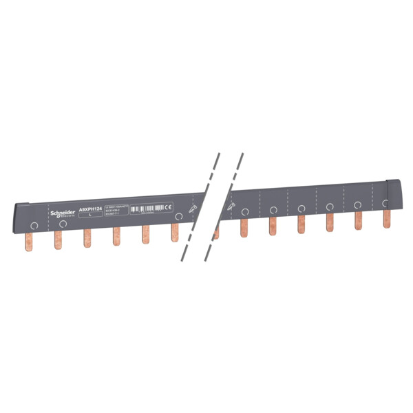 Acti9 iC60, peigne à dents, 1 pôle, 100A, 24 modules de 18mm - Schneider Electric - A9XPH124