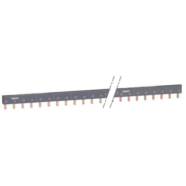 Acti9 iC60, peigne à dents, 2 pôles, 100A, 57 modules de 18mm - Schneider Electric - A9XPH257