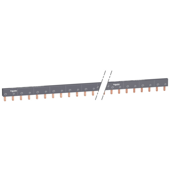 Acti9 iC60, peigne à dents, 2 pôles, 100A, 57 modules de 18mm - Schneider Electric - A9XPH257