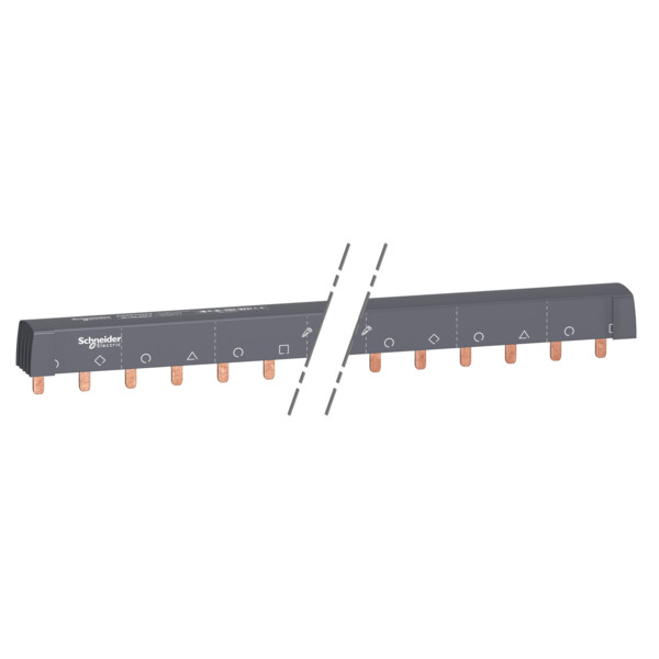 Acti9 iC60, peigne à dents, 3 x N+P, 100A, 24 modules de 18mm - Schneider Electric - A9XPH524