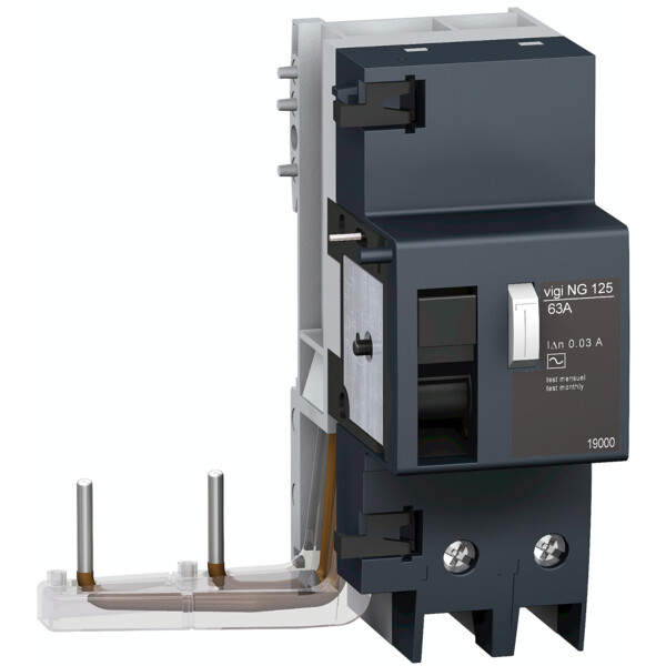 bloc differentiel Vigi NG125 63 A 2P 230 a 415 V 30 mA - Schneider Electric - 19000