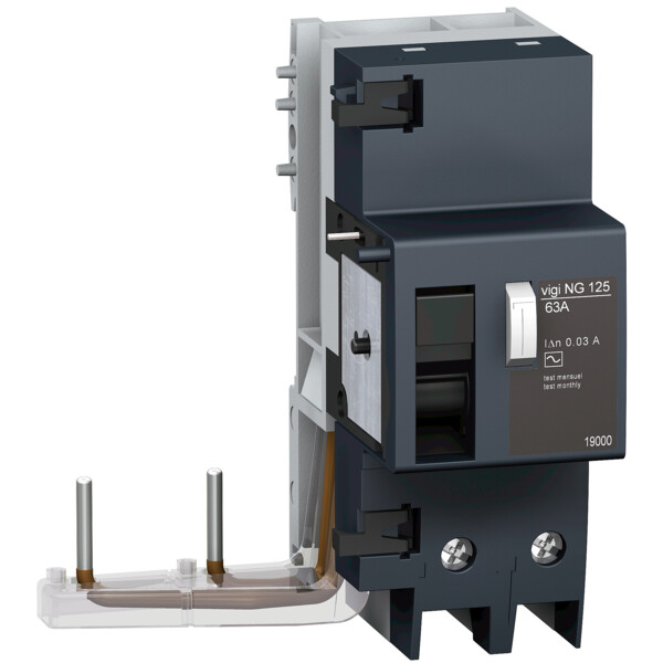 bloc differentiel Vigi NG125 63 A 2P 230 a 415 V 30 mA - Schneider Electric - 19000