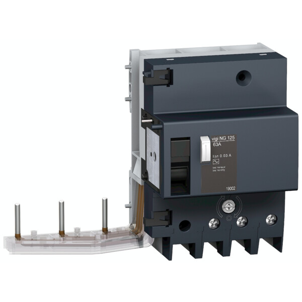 bloc differentiel Vigi NG125 63 A 3P 230 a 415 V 30 mA - Schneider Electric - 19002