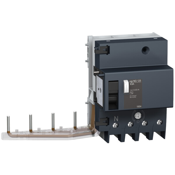 bloc differentiel Vigi NG125 63 A 4P 230 a 415 V 30 mA - Schneider Electric - 19004