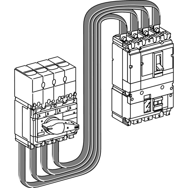 Schneider Electric Liaison Souple Inv320- 630/Ns400-630 Vert. Cote A Cote - Schneider Electric - 31072