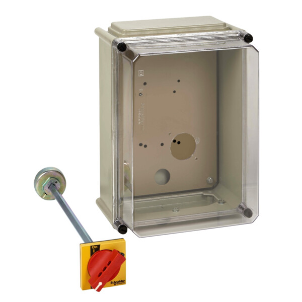 Schneider Electric Coffret Étanche pour Interpact Ins250 Poignée Rouge Plastronique - Schneider Electric - 31205