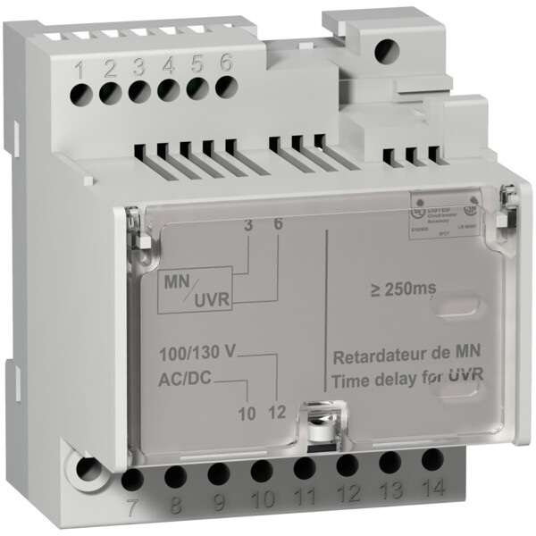 TEMPORISATEUR MN 220-240V CA 50/60HZ  ACCESSOIRE DISJONCTEUR NS80-NSX630 - Schneider Electric - LV429427
