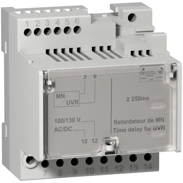 TEMPORISATEUR MN 220-240V CA 50/60HZ  ACCESSOIRE DISJONCTEUR NS80-NSX630 - Schneider Electric - LV429427
