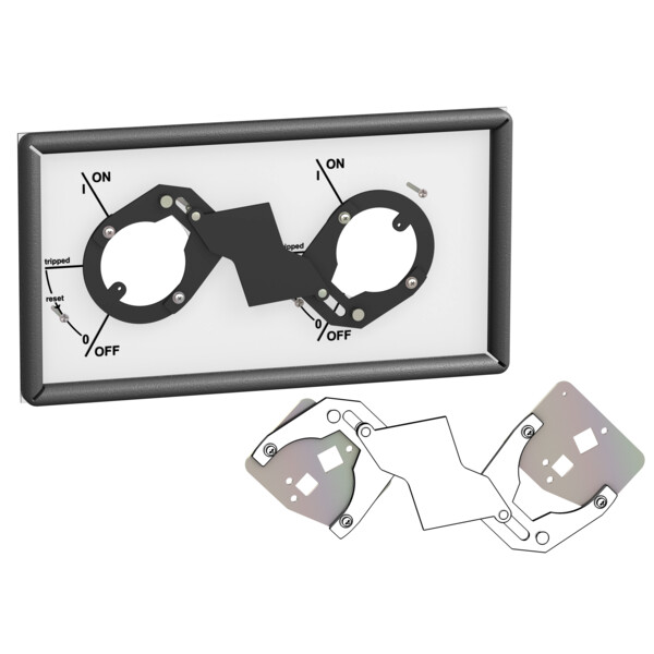 INTERVERROUILLAGE MECANIQUE CDE ROTATIVE  ACCESSOIRE DISJONCTEUR NSX400 630 - Schneider Electric - LV432621