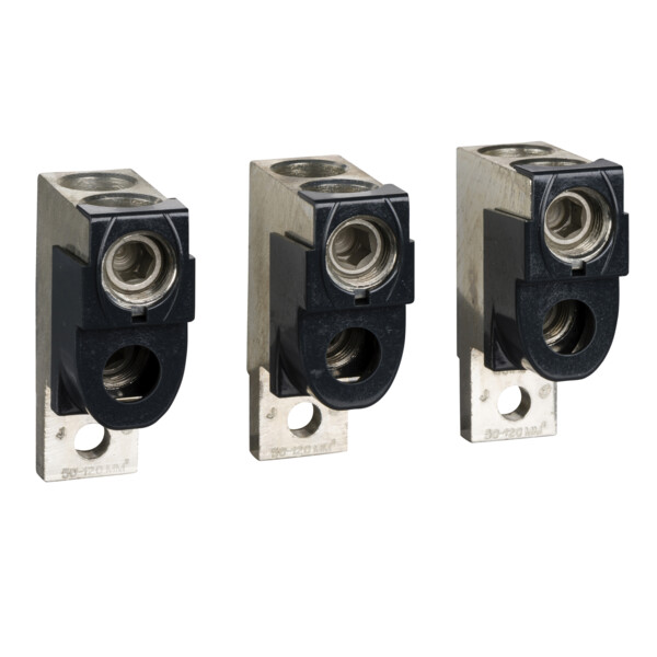 3 BORNES 2X 50-120MM*2 SEP PHASES  ACCESSOIRE DISJONCTEUR NSX100-250 INV/INS - Schneider Electric - LV429218