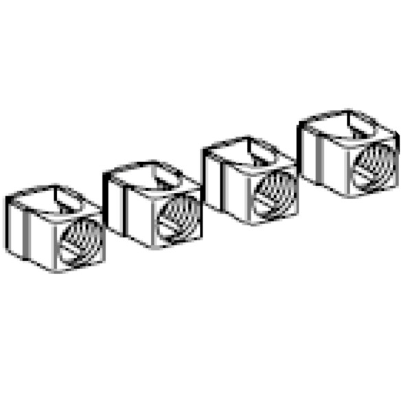 4 BORNES 1X 25-95MM*2  ACCESSOIRE DISJONCTEUR NSX100-250 INV/INS - Schneider Electric - LV429228