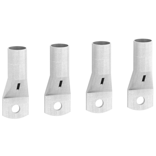 Lot de 4 Cosses à Sertir pour Câbles en Cuivre 240 mm2 Compact NSX Schneider – Séparation Phases – NSX400/630 - Schneider Electric - LV432501
