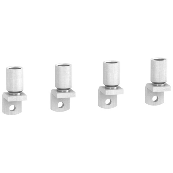 4 COSSES ALU 300MM*2 SEP PHASES  ACCESSOIRE DISJONCTEUR NSX400/630 INV/INS - Schneider Electric - LV432507