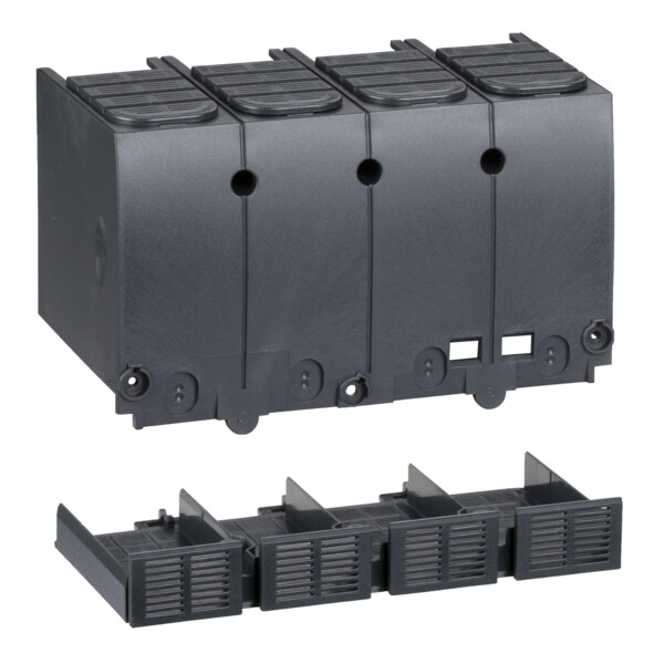 1 JEU DE CACHE-BORNES 4P POUR MISE EN SE - Schneider Electric - LV438326
