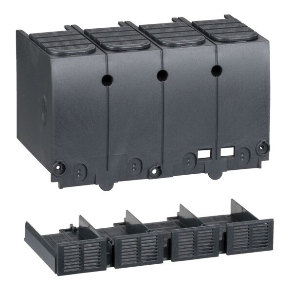 1 JEU DE CACHE-BORNES 4P POUR MISE EN SE - Schneider Electric - LV438326