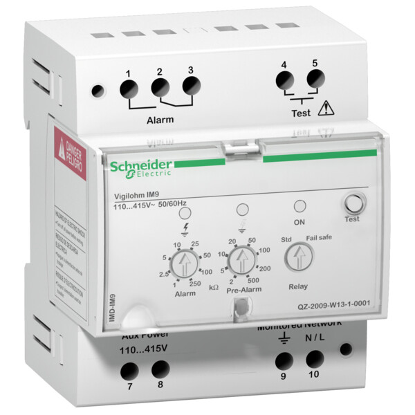Vigilohm, Contrôleur Permanent d'Isolement IM9 - Schneider Electric - IMD-IM9