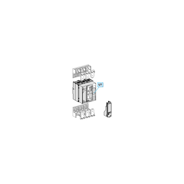 Schneider Electric Bloc de Coupure Compact Ns800N 800 A 4P Fixe - Schneider Electric - 33284