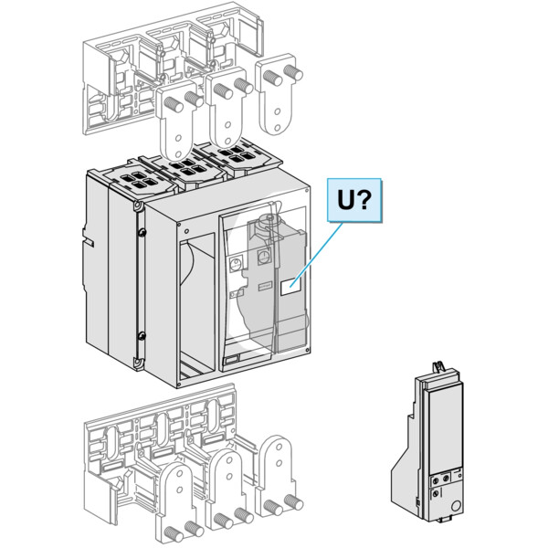 Schneider Electric Bloc de Coupure Compact Ns1000N 1000 A 4P Fixe - Schneider Electric - 33294