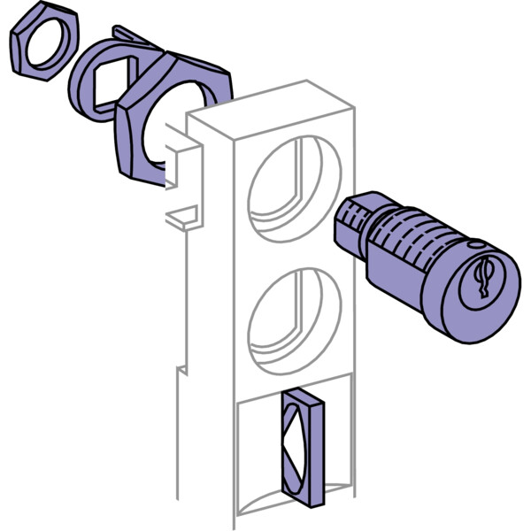 Schneider Electric Verrouillage Position Debrochee Ronis 1 Serrure - Schneider Electric - 64912