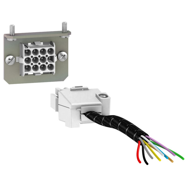 PRISE DECONNECTABLE 9 FILS  ACCESSOIRE DISJONCTEUR NSX100 630 - Schneider Electric - LV429272