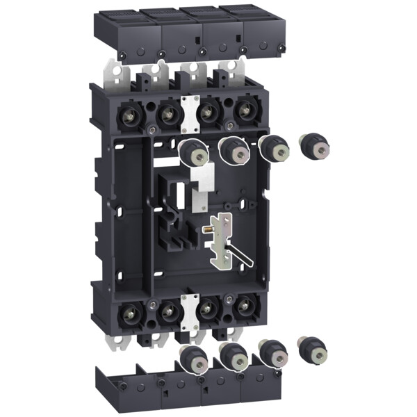 KIT COMPACT DEBROCHABLE 4P SUR SOCLE  ACCESSOIRE DISJONCTEUR NSX400 630 - Schneider Electric - LV432539