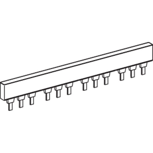 Schneider Electric Barre Omnibus d'aimentation - pour 4 Commutateurs Fupact Isfl - 100 A - 3 Pôles - Schneider Electric - 49863