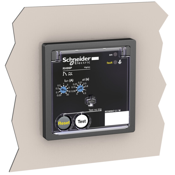 Schneider Electric Vigirex Rh99P 12-24Vac/12-48Vcc Sensibilité 0,03-30A Réarmement Automatique - Schneider Electric - 56290