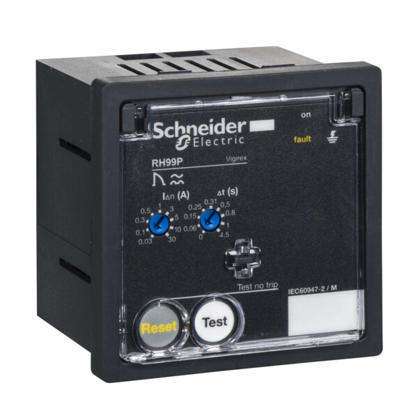 Schneider Electric Vigirex Rh99P 12-24Vac/12-48Vcc Sensibilité 0,03-30A Réarmement Automatique - Schneider Electric - 56290