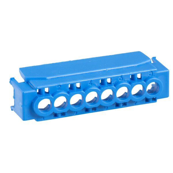 Schneider Electric Capot Bornier Ip2 4 Et 8 Trous Bleu - Schneider Electric - 13586