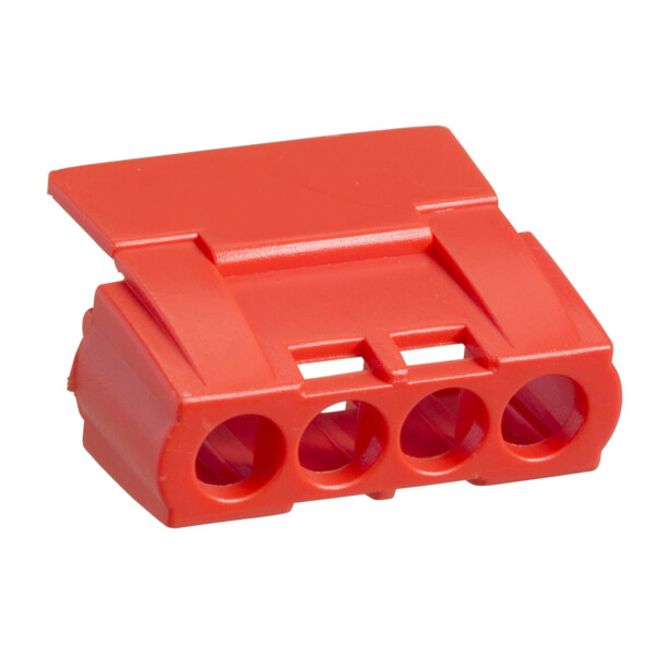 Schneider Electric Capot Bornier Ip2 4 Trous Rouge - Schneider Electric - 13588