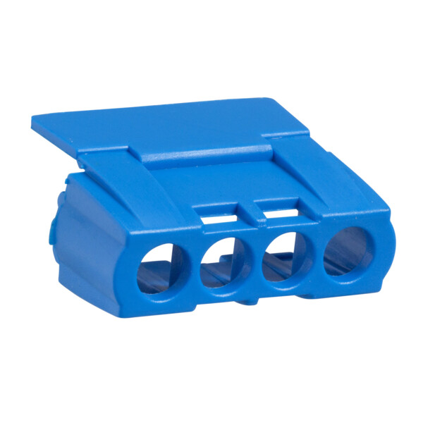 Schneider Electric Capot Bornier Ip2 4 Trous Bleu - Schneider Electric - 13589