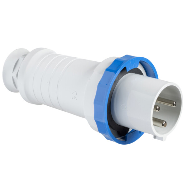 FICHE MOBILE DROITE 63A 2PT     200-250V IP67 50-60HZ - Schneider Electric - 81378
