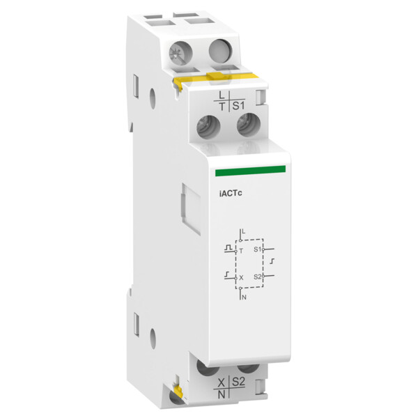 Acti9, iACTc auxiliaire entrée commande double 230VCA, pour iCT - Schneider Electric - A9C18308