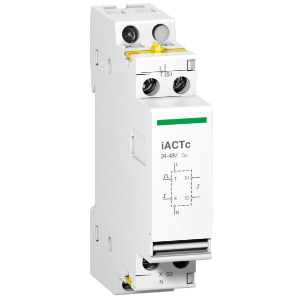 Acti9, iACTc auxiliaire entrée commande double 230VCA, pour iCT - Schneider Electric - A9C18308