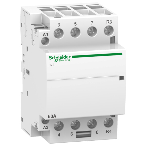 Acti9, iCT contacteur  63A 3NO+1NF 220...240VCA 50Hz - Schneider Electric - A9C20869