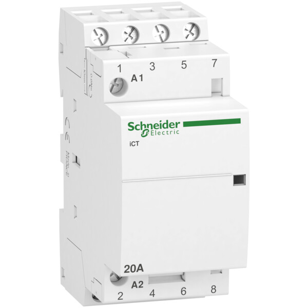 Acti9, iCT contacteur 20A 4NO 220...240VCA 50Hz - Schneider Electric - A9C22824
