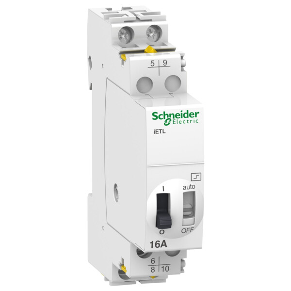 Acti9, iETL extension pour télérupteur 16A 1NO/NF+1NO 130VCA 48VCC 50-60Hz - Schneider Electric - A9C32316