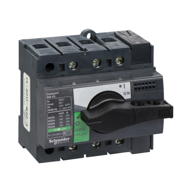 Schneider Electric Interrupteur sectionneur Interpact Ins63 3P 63 A - Schneider Electric - 28902