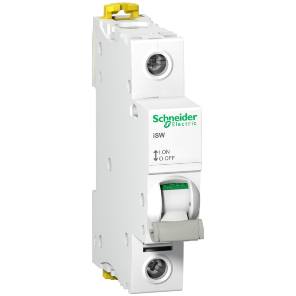 Acti9, iSW interrupteur-sectionneur 1P 100A 250VAC - Schneider Electric - A9S65191