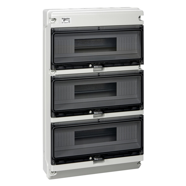 Kaedra XT coffret étanche pour appareillage modulaire 3rangées de 16modules IP65 - Schneider Electric - KDR35170