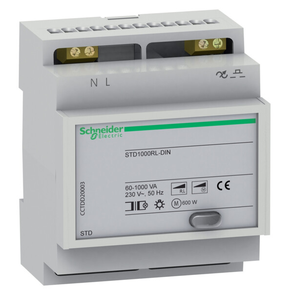 Schneider Electric Télévariateur 1000W Std1000Rl-Din pour Commande D'Éclairage - Schneider Electric - CCTDD20003