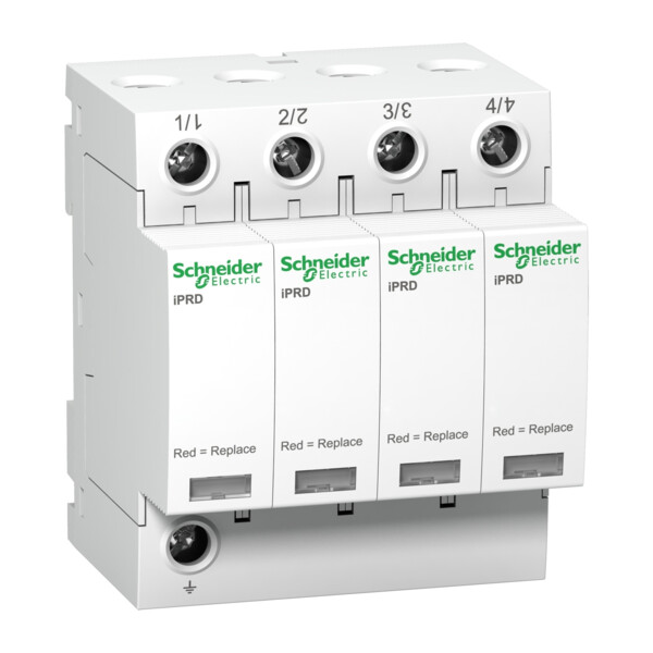 Acti9 - Parafoudre Iprd 40R - 40 KA - 460 V - 4 P - It Avec Report De Signalisation - Schneider Electric - A9L40421