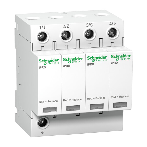 Acti9 - Parafoudre Iprd 40R - 40 KA - 460 V - 4 P - It Avec Report De Signalisation - Schneider Electric - A9L40421