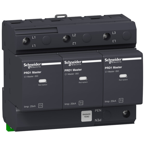PARAFOUDRE PRD1 MASTER 3P 350V AVEC REPORT SIGNALISATION  A P KA - Schneider Electric - 16362